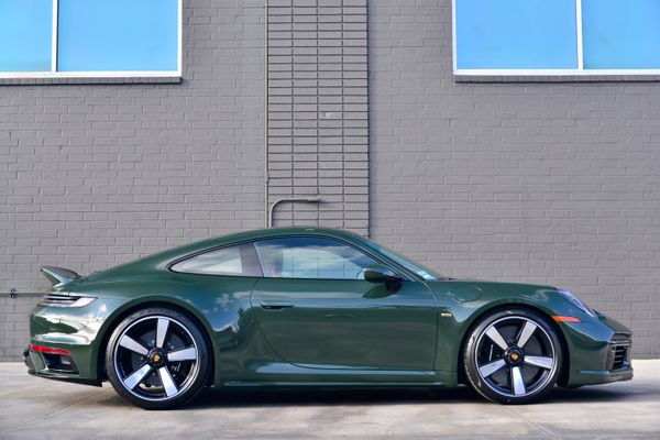 2023 Porsche Sport Classic in Underberg Green, previously sold by Sandbox Motors