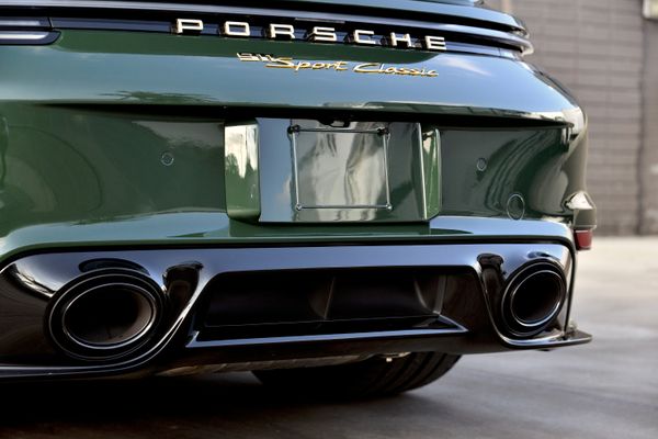 2023 Porsche Sport Classic in Underberg Green, previously sold by Sandbox Motors
