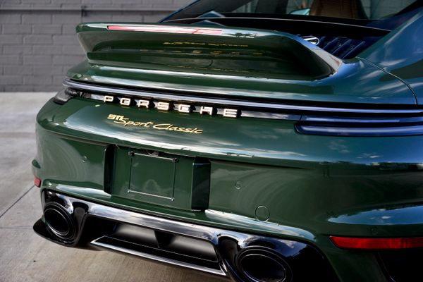 2023 Porsche Sport Classic in Underberg Green, previously sold by Sandbox Motors