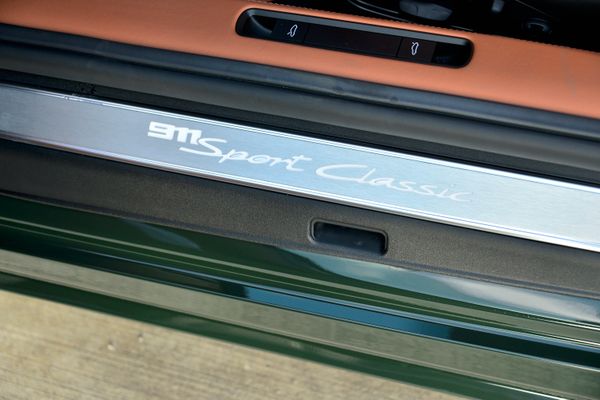 2023 Porsche Sport Classic in Underberg Green, previously sold by Sandbox Motors
