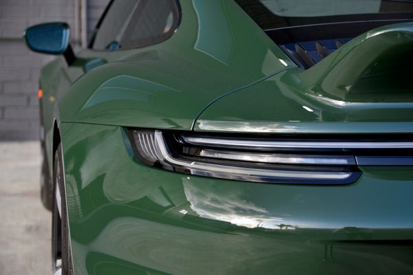 2023 Porsche Sport Classic in Underberg Green, previously sold by Sandbox Motors