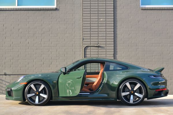 2023 Porsche Sport Classic in Underberg Green, previously sold by Sandbox Motors