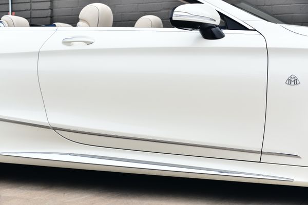 2017 Mercedes-Maybach S650 Cabriolet in Diamond White previously sold by Sandbox Motors