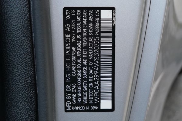 1998 Porsche 911 Carrera S Coupe 6-Speed previously sold by Sandbox Motors