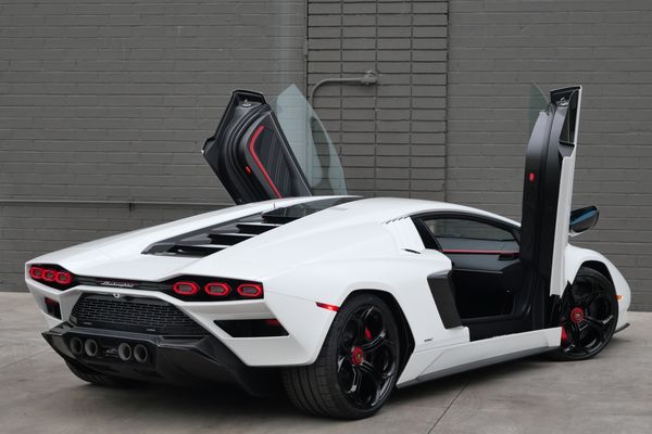 white 2022 Lamborghini Countach LPI 800-4 sold previously by Sandbox Motors