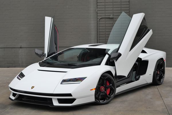 white 2022 Lamborghini Countach LPI 800-4 sold previously by Sandbox Motors