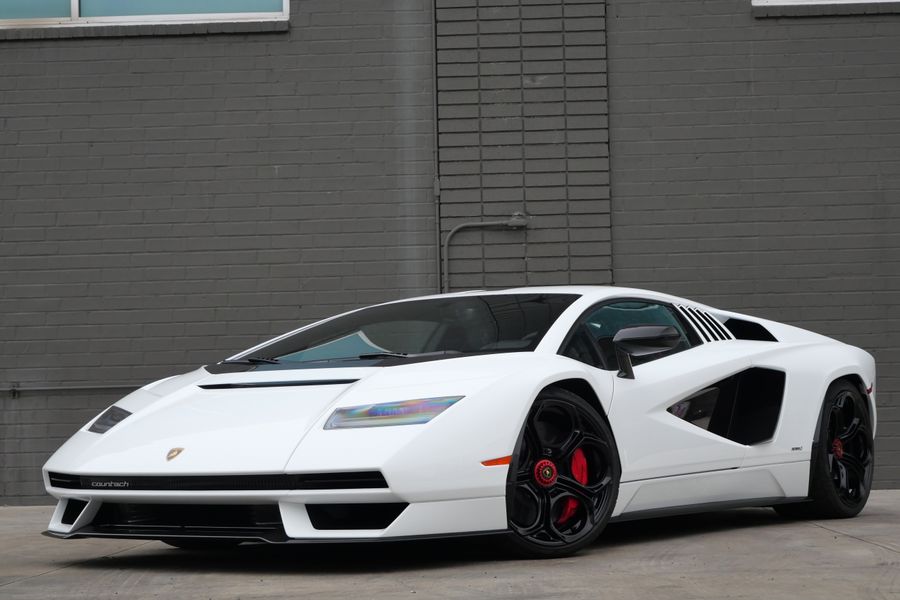 white 2022 Lamborghini Countach LPI 800-4 sold previously by Sandbox Motors