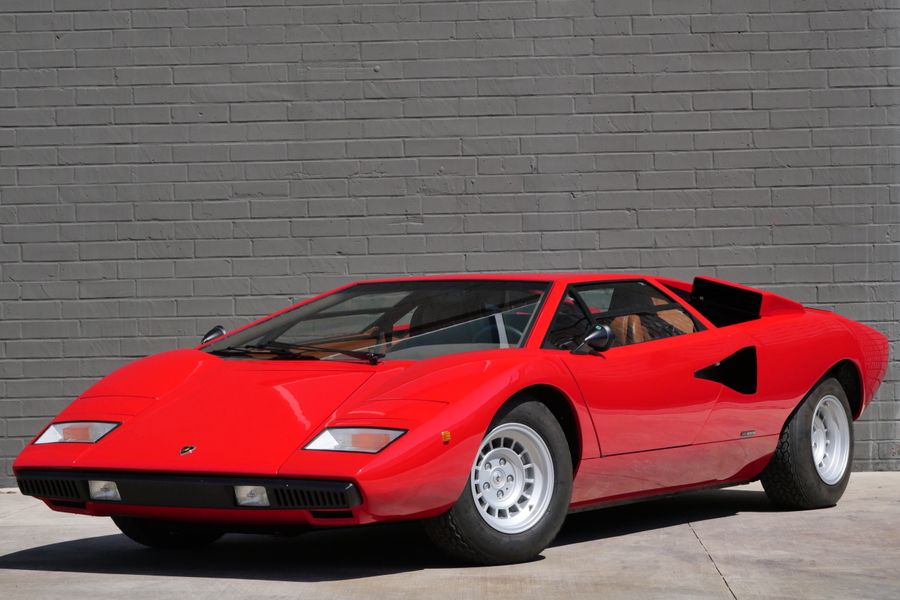 red 1977 Lamborghini LP400 Countach 'Periscopio' previously sold by Sandbox Motors