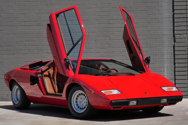 red 1977 Lamborghini LP400 Countach 'Periscopio' previously sold by Sandbox Motors