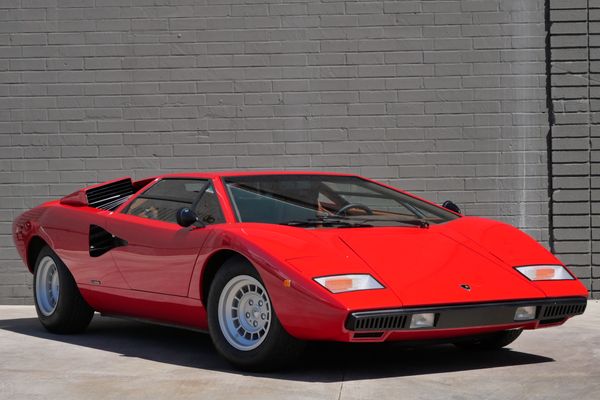 red 1977 Lamborghini LP400 Countach 'Periscopio' previously sold by Sandbox Motors