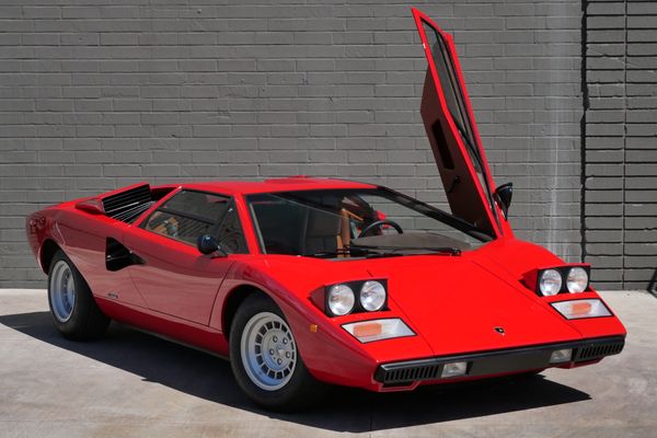 red 1977 Lamborghini LP400 Countach 'Periscopio' previously sold by Sandbox Motors