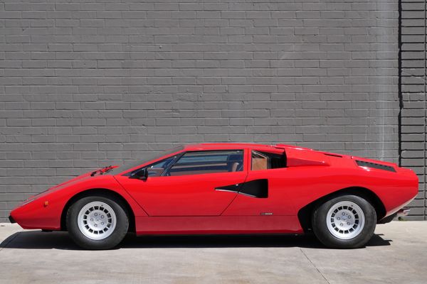 red 1977 Lamborghini LP400 Countach 'Periscopio' previously sold by Sandbox Motors