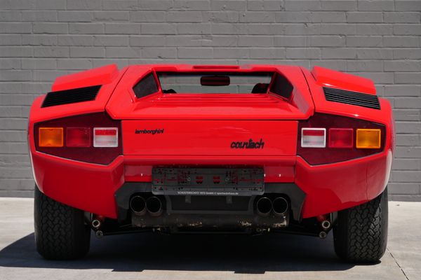 red 1977 Lamborghini LP400 Countach 'Periscopio' previously sold by Sandbox Motors