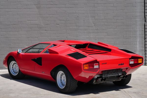 red 1977 Lamborghini LP400 Countach 'Periscopio' previously sold by Sandbox Motors