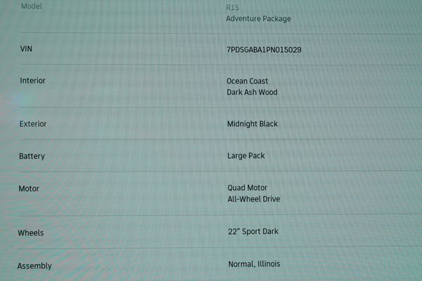 2023 Rivian R1S Adventure Edition previously sold by Sandbox Motors