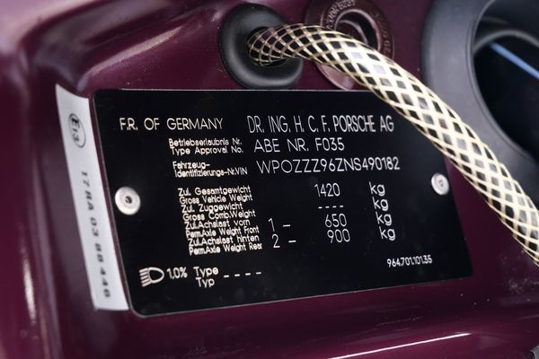 Amethyst Metallic 1992 Porsche 911 Carrera RS previously sold by Sandbox Motors
