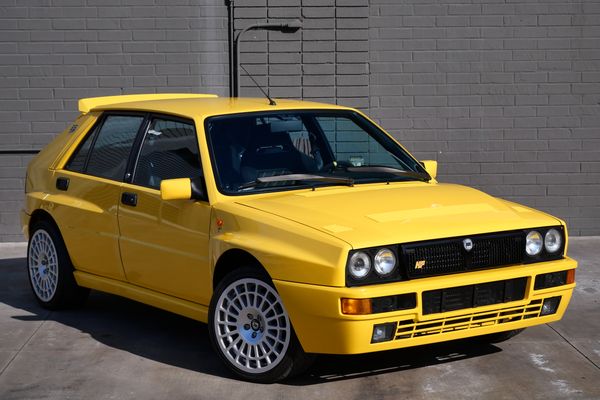 Yellow 1994 Lancia Delta Integrale Evo 2 previously sold by Sandbox Motors