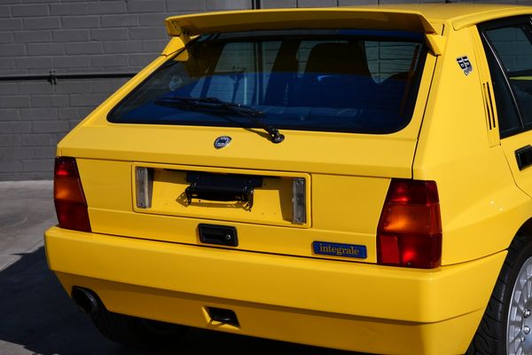 Yellow 1994 Lancia Delta Integrale Evo 2 previously sold by Sandbox Motors
