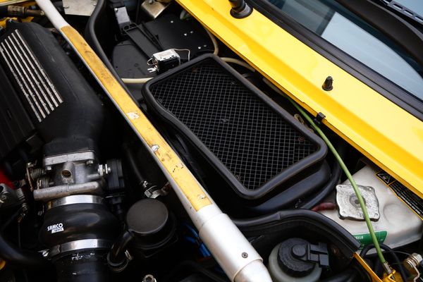 Yellow 1994 Lancia Delta Integrale Evo 2 previously sold by Sandbox Motors