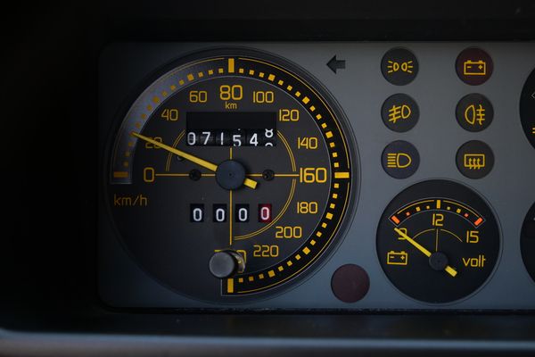 Yellow 1994 Lancia Delta Integrale Evo 2 previously sold by Sandbox Motors