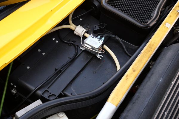 Yellow 1994 Lancia Delta Integrale Evo 2 previously sold by Sandbox Motors