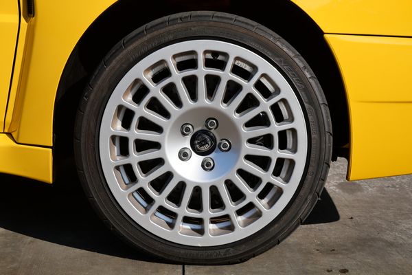 Yellow 1994 Lancia Delta Integrale Evo 2 previously sold by Sandbox Motors