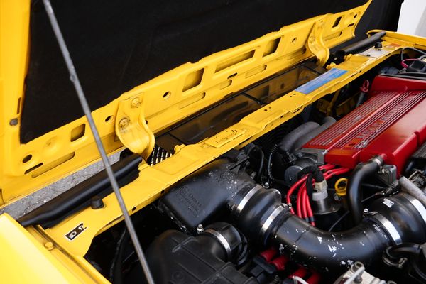 Yellow 1994 Lancia Delta Integrale Evo 2 previously sold by Sandbox Motors