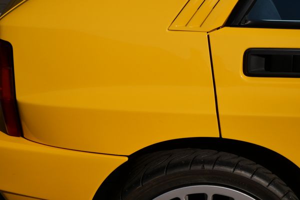Yellow 1994 Lancia Delta Integrale Evo 2 previously sold by Sandbox Motors