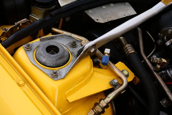Yellow 1994 Lancia Delta Integrale Evo 2 previously sold by Sandbox Motors