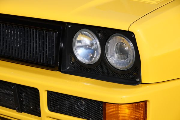Yellow 1994 Lancia Delta Integrale Evo 2 previously sold by Sandbox Motors