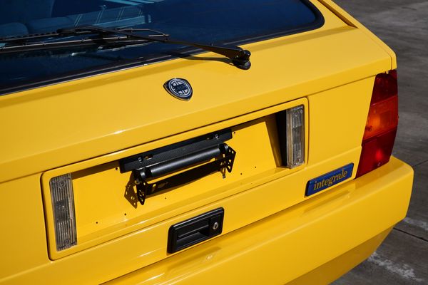 Yellow 1994 Lancia Delta Integrale Evo 2 previously sold by Sandbox Motors
