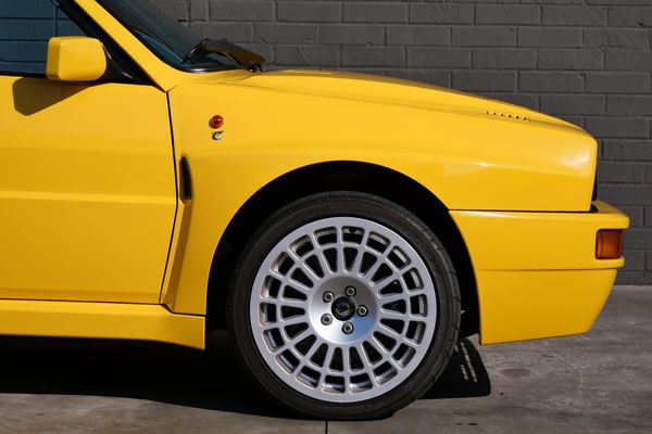 Yellow 1994 Lancia Delta Integrale Evo 2 previously sold by Sandbox Motors