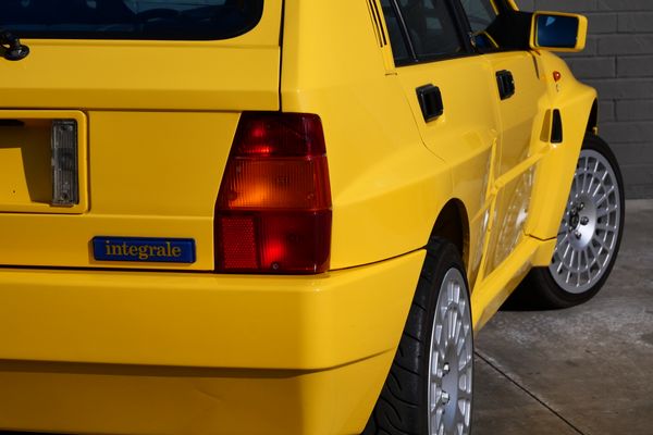 Yellow 1994 Lancia Delta Integrale Evo 2 previously sold by Sandbox Motors