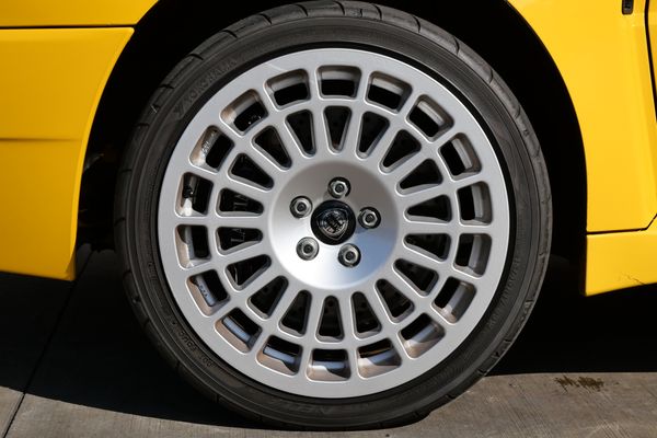 Yellow 1994 Lancia Delta Integrale Evo 2 previously sold by Sandbox Motors