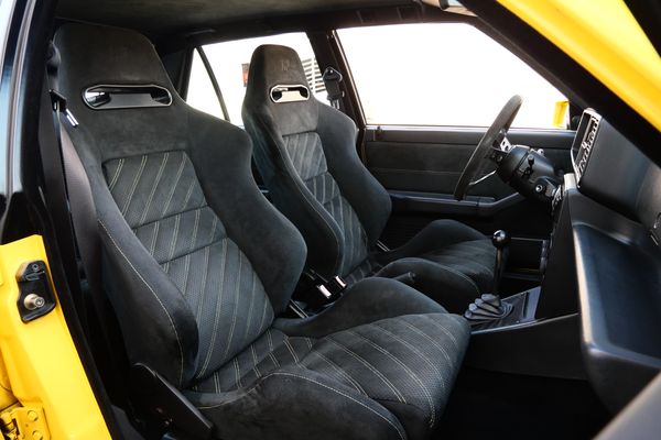 Yellow 1994 Lancia Delta Integrale Evo 2 previously sold by Sandbox Motors