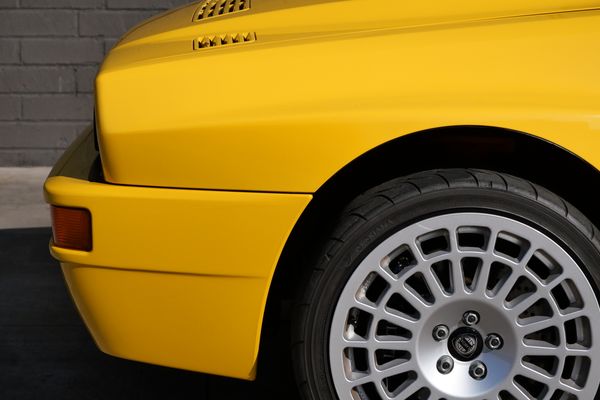 Yellow 1994 Lancia Delta Integrale Evo 2 previously sold by Sandbox Motors