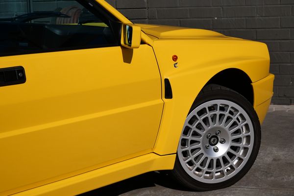 Yellow 1994 Lancia Delta Integrale Evo 2 previously sold by Sandbox Motors