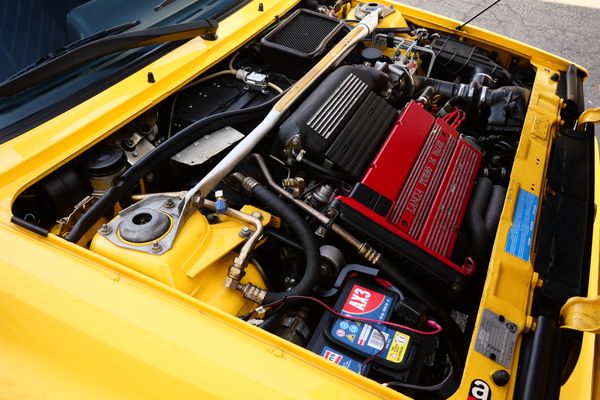 Yellow 1994 Lancia Delta Integrale Evo 2 previously sold by Sandbox Motors