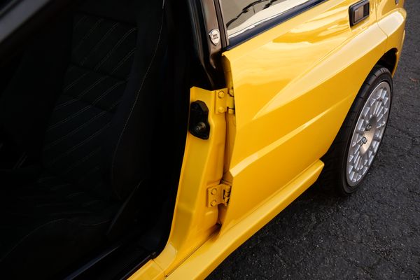 Yellow 1994 Lancia Delta Integrale Evo 2 previously sold by Sandbox Motors