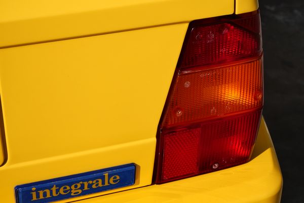 Yellow 1994 Lancia Delta Integrale Evo 2 previously sold by Sandbox Motors