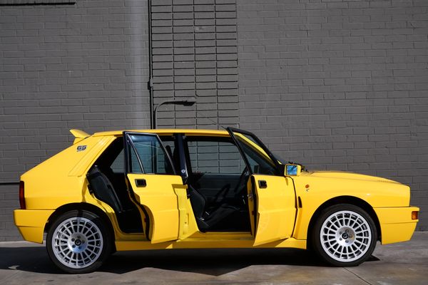 Yellow 1994 Lancia Delta Integrale Evo 2 previously sold by Sandbox Motors