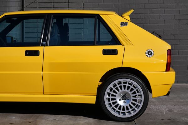 Yellow 1994 Lancia Delta Integrale Evo 2 previously sold by Sandbox Motors