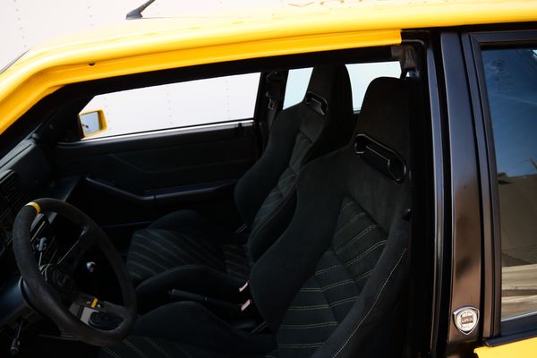 Yellow 1994 Lancia Delta Integrale Evo 2 previously sold by Sandbox Motors