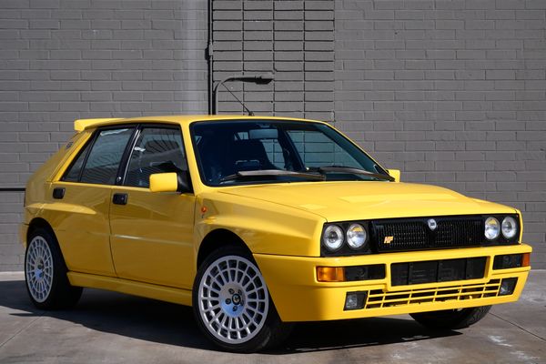Yellow 1994 Lancia Delta Integrale Evo 2 previously sold by Sandbox Motors