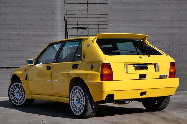 Yellow 1994 Lancia Delta Integrale Evo 2 previously sold by Sandbox Motors