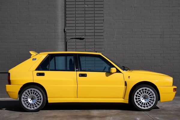 Yellow 1994 Lancia Delta Integrale Evo 2 previously sold by Sandbox Motors