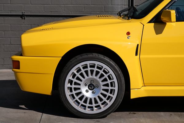 Yellow 1994 Lancia Delta Integrale Evo 2 previously sold by Sandbox Motors