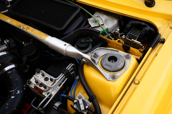 Yellow 1994 Lancia Delta Integrale Evo 2 previously sold by Sandbox Motors
