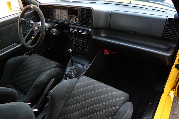 Yellow 1994 Lancia Delta Integrale Evo 2 previously sold by Sandbox Motors