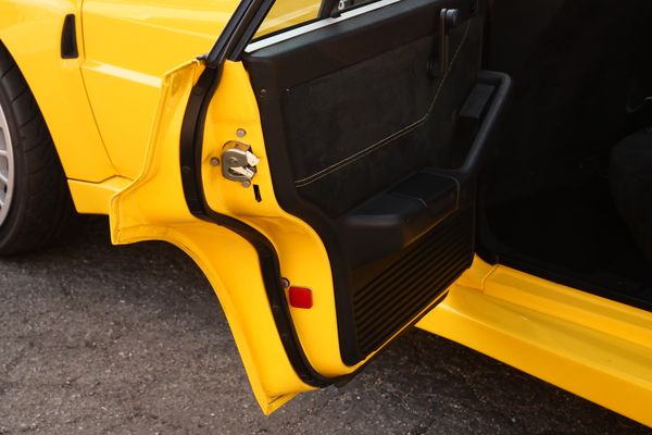 Yellow 1994 Lancia Delta Integrale Evo 2 previously sold by Sandbox Motors